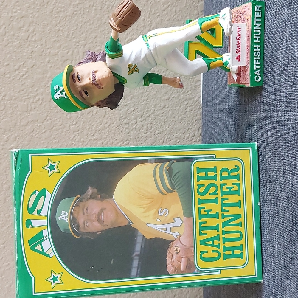 2014 Catfish Hunter bobblhead